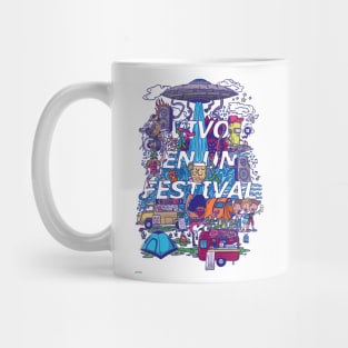 Vivo en un festival Mug